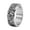 Silver, variant on Unisex Stainless Steel 8mm Unique Vintage Auspicious Clouds Flower Pattern Carved Rotatable Signet Ring Anxiety Band Gold Size 12