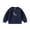 1#Navy, variant on Kiijoy Boys Casual Active Sweatshirt Cartoon Horse Embroidery Crewneck Pullover Top