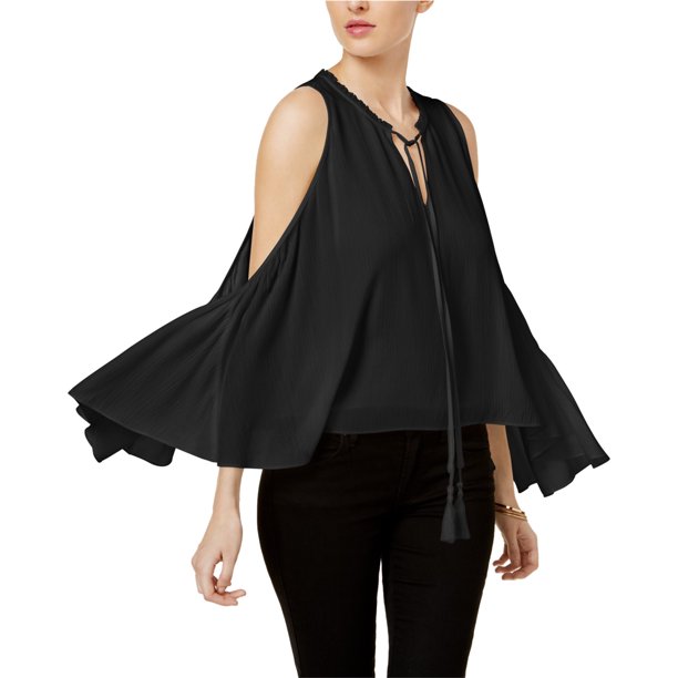 Blusa sin mangas convertible Guess para mujer negra talla pequeña