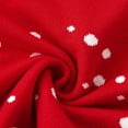 thumbnail image 6 of IVEYRTF Childrens Christmas Holiday Knit Sweater Boys Girls Winter Warm Cozy Crewneck Pullover Tops Soft Casual Outfit for Fall Season Daily Wear Play School(Red#2,4 Years), 6 of 9