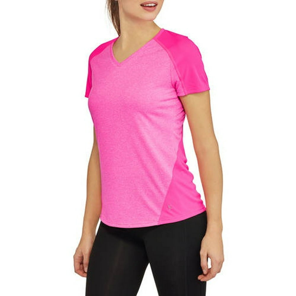 Danskin Now Women's ShortSleeve Active Stripe TShirt With