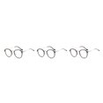 thumbnail image 1 of Sonducket 1 par de gafas de Metal para mujer, estilo y sencillo, reemplazo decorativo elegante, HD, gafas universales para mujer, negro y dorado Type1 NO1, 1 of 6