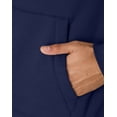 thumbnail image 4 of Hanes Originals Men's Fleece Hoodie Athletic Navy 2XL, 4 of 5