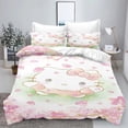 thumbnail image 1 of Hello Kitty Comforter Sets Children Bedding Set Home Twin 3-Piece Set 1 Quilt Cover Luxury 100% Polyester Modern Printed, 1 of 4