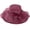 Wine, variant on Lispipm Summer Sun Hat with Wide Brim Organzas Derbys Top Hats Ladies Party Church Caps Outdoor Formal Dress Cap Beige