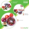 thumbnail image 2 of Salsa Master Salsa Maker, Food Chopper, Mixer and Blender - As Seen On TV Manual Food Processor,white, 2 of 5