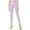 Purple, variant on Staron Women's High Waisted Yoga Pants Solid Color Butt Lifting Workout Leggings Casual Comfy Stretchy with Pockets Fitness Tights, White S