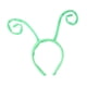 thumbnail image 3 of Diadema con antenas de animales, banda elástica para el cabello con dibujos animados para mujeres y niños, ideal para fiestas. Verde, 3 of 9