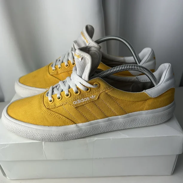 Ad-id-as Mens Adi Ease Premiere 029005 Yellow Casual Shoes Sneakers Size US 9.5