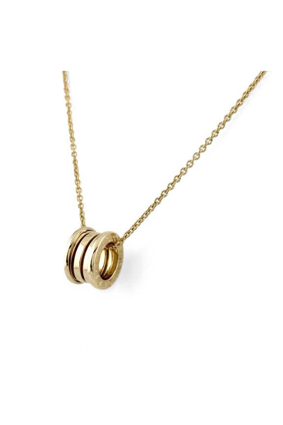Pre-Owned Bulgari BVLGARI B.zero1 Necklace YG Yellow Gold Pendant 750 Women's
