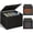 Black, variant on Extra Large Decorative File Box 18 x 16 x 13 in Wicker Seagrass File Basket Organizer for Letter Legal Size Hand Woven Hanging Filing Cabinet with Lid for Office Paper Rope, Dark Brown