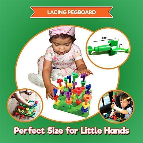 stacking pegs toddler