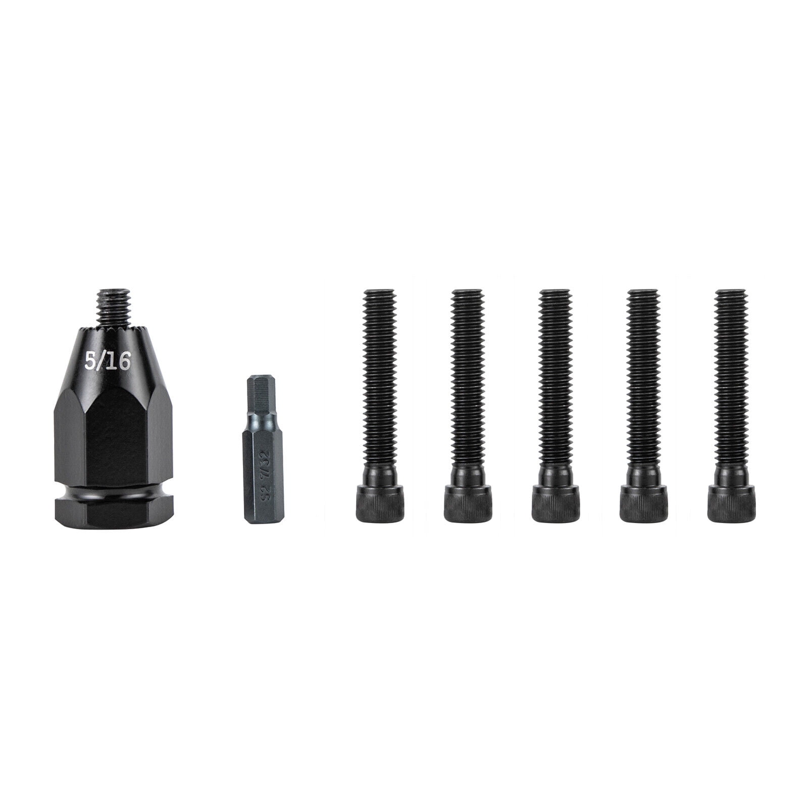 1/4" Pneumatic Rivet Nut Gun With 10-24''&1/4'' &5/16'' &3/8'' Automatic Nutsert
