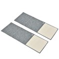 thumbnail image 1 of PawHut 2PCs Cat Scratching Pad Board Mat Blanket Kitten Scratcher Grey, 1 of 10