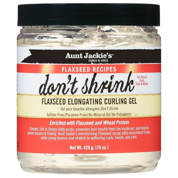 Aunt Jackie's Flaxseed Recipes Don't Shrink Elongating Curling Gel 15.0 oz