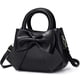 thumbnail image 1 of YOUNXSL Bolsos pequeños de diseñador para mujer con asa superior y lindo lazo, bolsos de cuero y correa para el hombro, 1 of 5