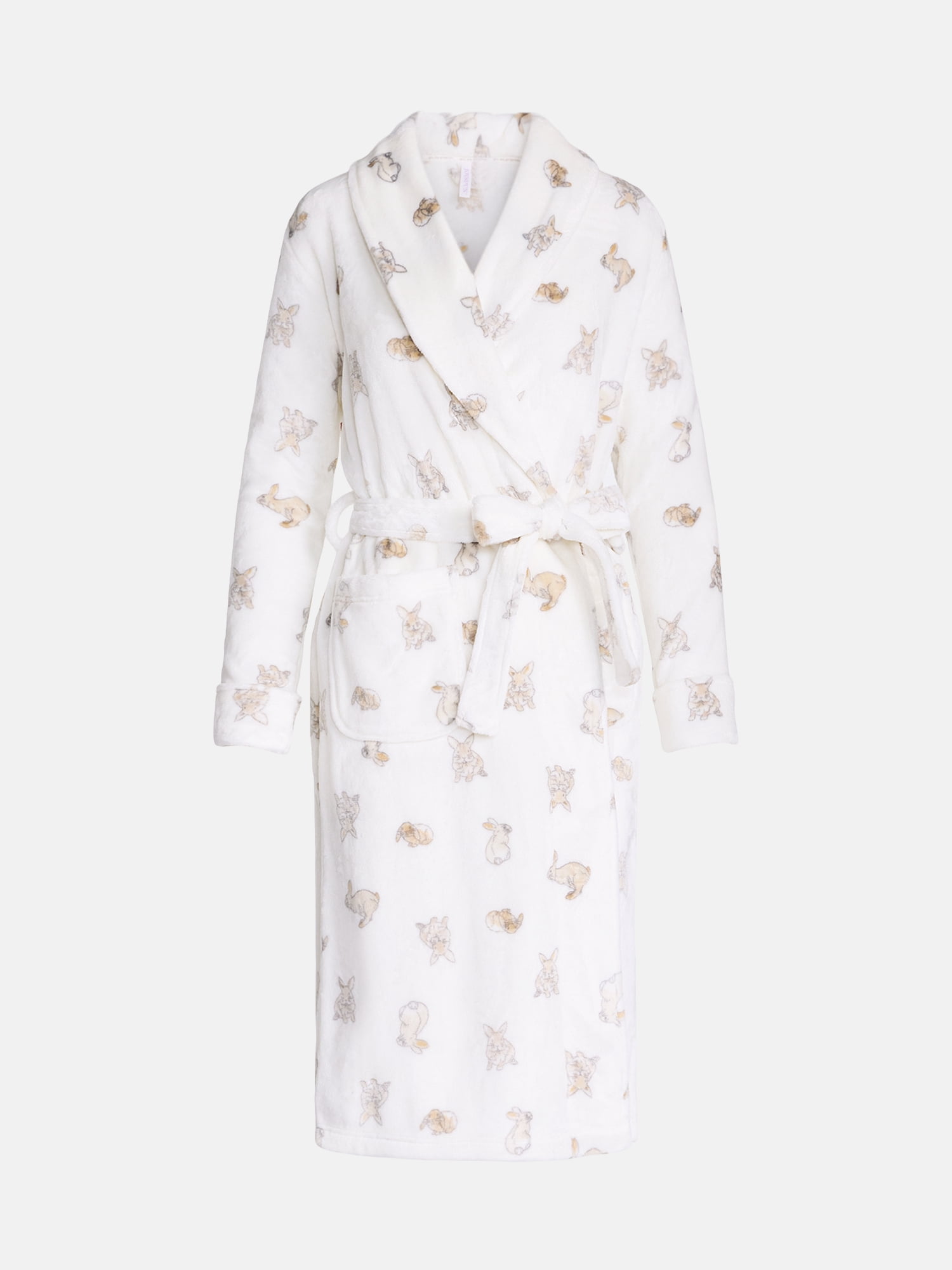 Joyspun Women's Plush Robe, Sizes S-3X