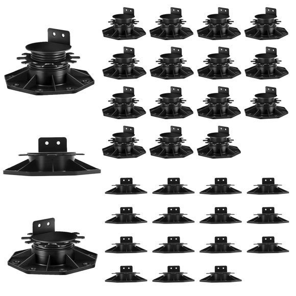 Kit de soporte de cubierta NAXVIO, 30 unidades, pedestal de plástico ajustable