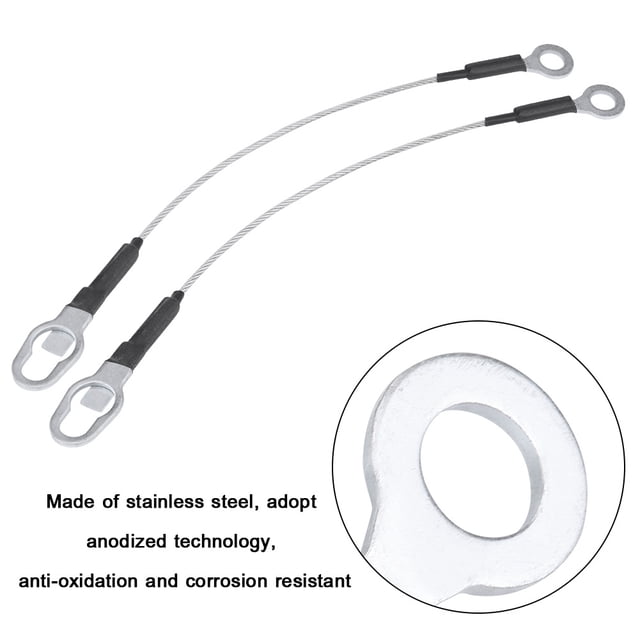 Tailgate Cable, Pair Pickup Truck Tailgate Tail Gate Cables Replacement for Ranger for 4 1993-2011