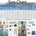 thumbnail image 6 of Linen Shirts for Mens Short Sleeve Button Down Shirts Casual Summer Beach Vacation Hawaiian Shirts, 6 of 9