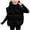 Black Jacket fot Kid, variant on AINIYS Thickened Hooded Sleeveless Jacket for Girls Comfortable Soft Material Stylish Fashionable Daily Wear Great for School Sports Cycling Outdoor Activities Black 4 Years