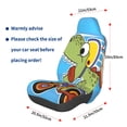 thumbnail image 2 of Lsque Dinosaur Riding a Motorcycle Pattern Car Seat Covers for Front Seats , Waterproof Seat Covers for Cars, Sporty Front Seat Covers,Car Seat Cover Protector Front Seats, 2 of 5