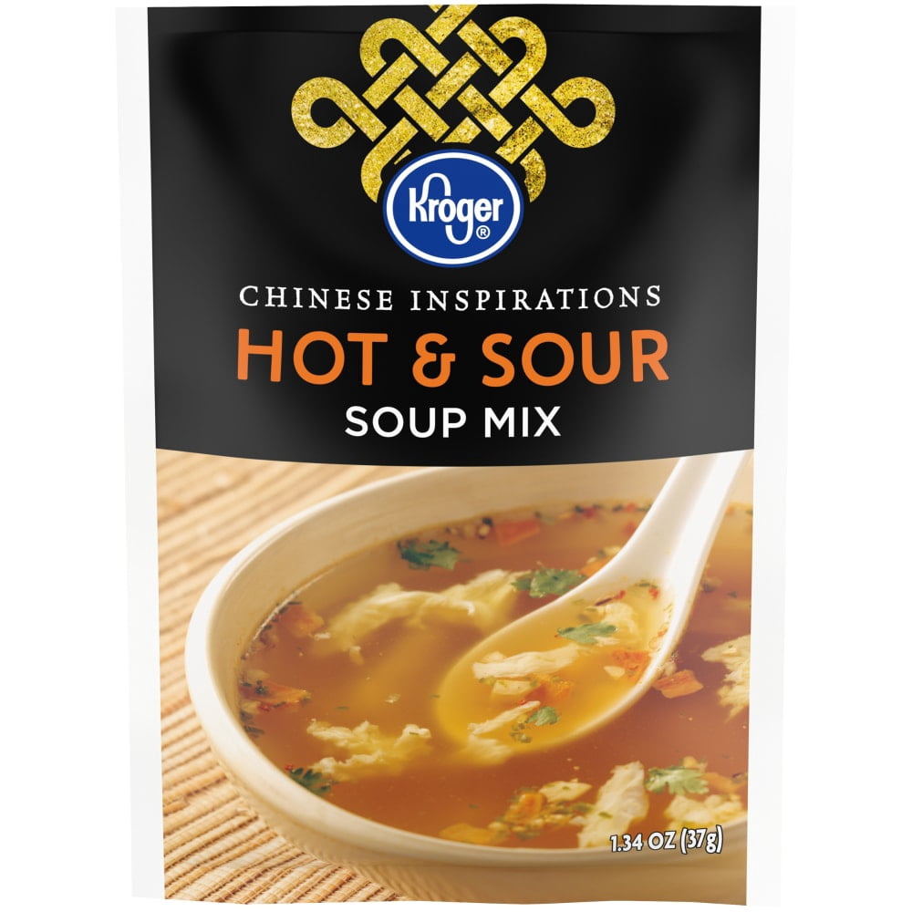 Kroger Chinese Inspirations Hot & Sour Soup Mix Packet 1.34 oz - 5 Pack