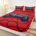 thumbnail image 3 of Manfei Black Game Console Twin Sheet Sets,Gamer Gaming Twin Fitted Sheet,Halloween Spider Webs Flat Sheet For Boys,Breathable Bedroom Decorative,3 Pieces, 3 of 7