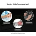 thumbnail image 2 of Graflsoa Ergonomic PU Leather Wrist Rest for 84/87 Key Keyboards, Medium Size, White - Comfortable, Durable, Non-Slip Design for Gaming and Office Use, 2 of 6