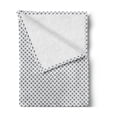 thumbnail image 2 of Lattice Soft Flannel Fleece Blanket, Diagonal Interlacing Stripes Design on a Grey Background Realistic Tile Print, Cozy Plush for Indoor and Outdoor Use, 70" x 90", Grey and White, by Ambesonne, 2 of 5