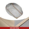 thumbnail image 3 of KBH Car Center Console Lid Armrest Cover Replacement for 2008-2013 Toyota Highlander, Leather Skin Upholstery for Arm Rest Box Lid, Beige, 3 of 5