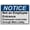 Warning Sign 1, variant on Industrial ANSI Vertical Employee Wash Hands Sign - 8"x12" Weatherproof, UV Resistant (Employees wash hands before returning to work Patrons wash before tables)