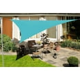 thumbnail image 3 of Shade Sail, Triangle Shade Sail, Polyester Waterproof Uv Protection Sun Sail Weather Protection For Garden Balcony, 6 * 6 * 6m, Blue, 3 of 6