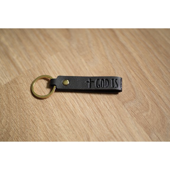 Leather Key Chain God is Pro-Life Pro-Life Key chain (Pack of 10)