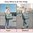 thumbnail image 5 of Black Corgi Travel Tote Bags for Women Carry On,Large Weekender Bags for Women Travel,Multi Functional Duffle Bag for Work,Shopping,Sports, 5 of 5