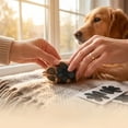 thumbnail image 2 of huayou Non Slip Dog Paw Protector Pads, Breathable Anti Wear Foot Stickers, 4 Pack, Decoration, for Pet Outdoor Use, 3.39x3.07 inch, Black, 2 of 7