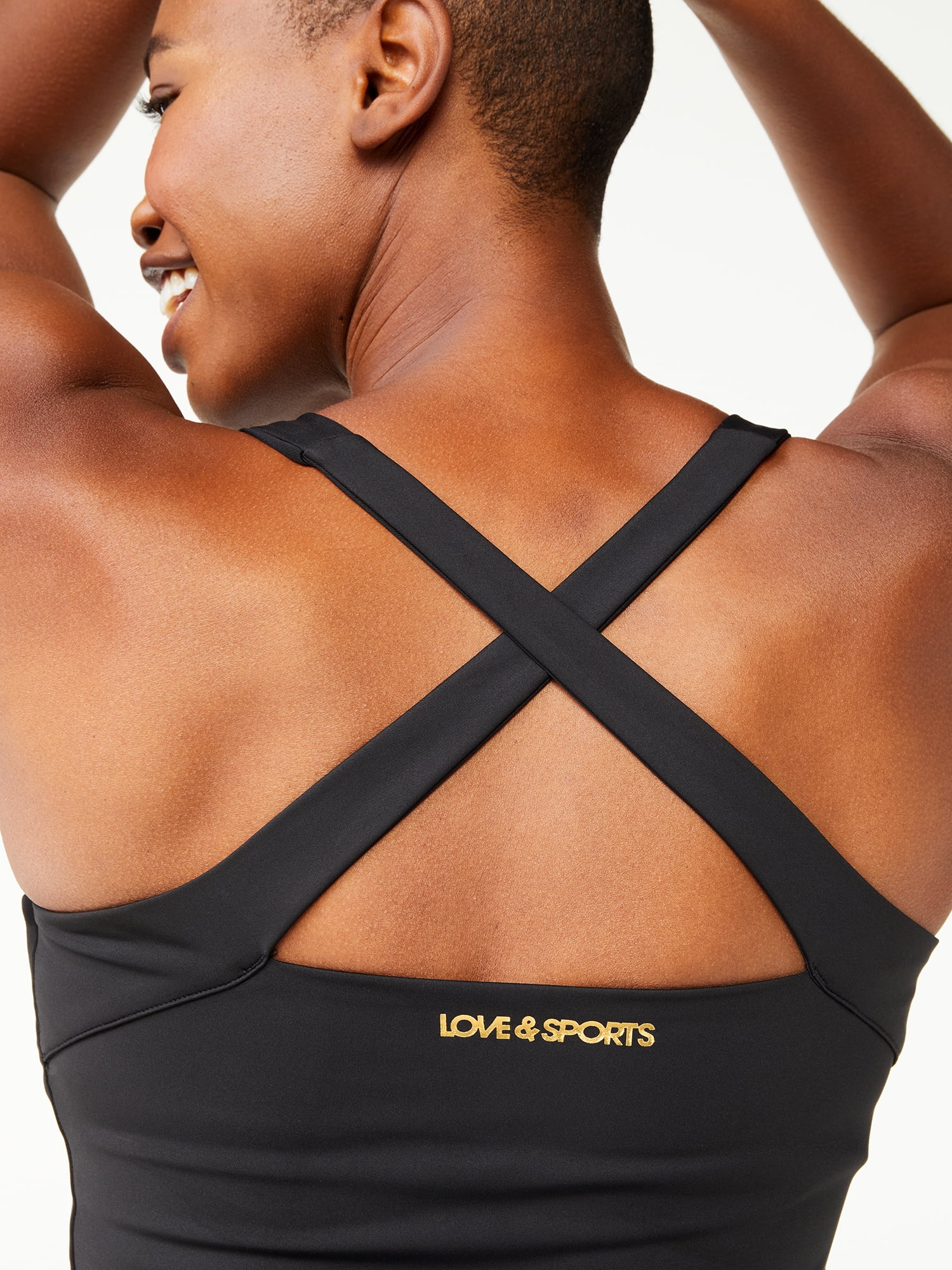 Love & Sports Women's Criss Cross Back Tank Top - Walmart.com