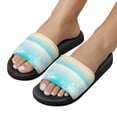 thumbnail image 5 of GZHJMY Stylish Slides for Women Men, Abstract Soft Blue Sky and Beach Soft Flexible Slip-on Sandals Slippers, 5 of 7