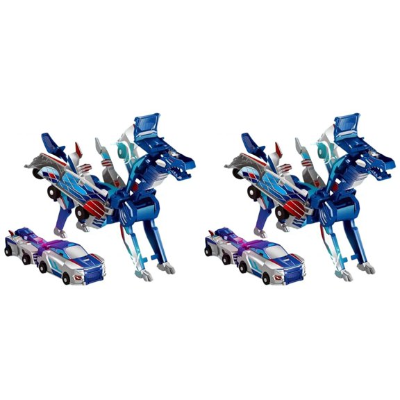 Novelty Funny Toy Transform Transformer Cars Vehicle Car Robot 2Pcs Toys Transforming Car Robot Toy ,2 Pack
