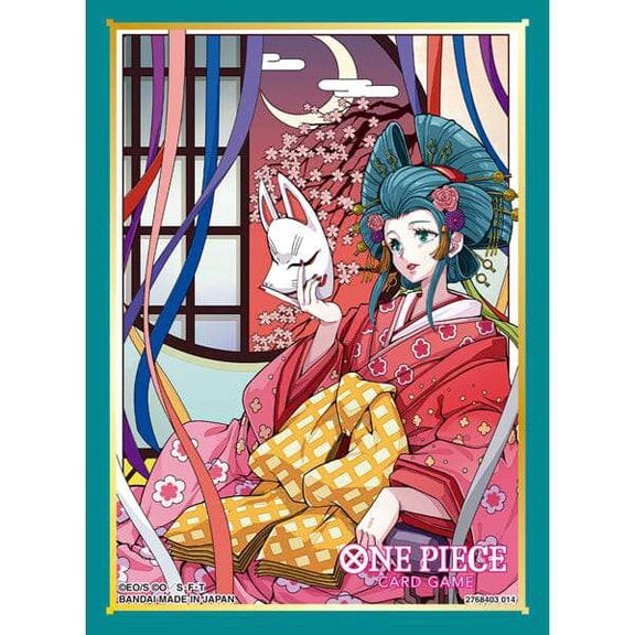Collectible One Piece Card Game Official Card Sleeve Series 10 - Kouzuki Hiyori (70 ct)