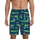 thumbnail image 1 of Balery Little Pirate Crocodile Pantalones cortos de pijama de punto de algodón para hombre con cinturilla y bolsillos-Small, 1 of 6