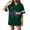 Dark Green Short Sleeve, variant on Mexico Soccer Jersey for Women Short Sleeve National Flag Color Block Print Basic Shirts Crew Neck Fashion Country Name Print 2026 Shirt Spain Brazil Argentina France Germany Portugal Red 3XL