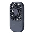 thumbnail image 2 of Ventilador pequeño de mano Ventilador pequeño de carga USB Ligero para acampar (Azul oscuro) Likrtyny Libre de BPA, 2 of 8