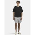 thumbnail image 2 of No Boundaries Cotton Oversized Cropped Tee with Short Sleeves, Men's and Big Men's XS-5XL, 2 of 6