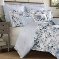 thumbnail image 3 of Laura Ashley  Chloe Blue Duvet Cover Set, 3 of 3