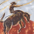 thumbnail image 3 of Warren, Annie 20x20 Black Modern Framed Museum Art Print Titled - Morning Roundup II, 3 of 5