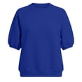 thumbnail image 3 of Uobin Womens Oversized Short Sleeve Sweatshirts Crew Neck Puff Sleeve Tops Casual Basic Spring Summer Tops, 3 of 4