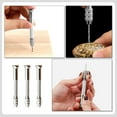 thumbnail image 4 of 3Pcs Manual Hand Drill for DIY Wood Plastic Projects with Alloy Steel Material Silver Color, 4 of 6