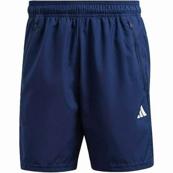 adidas Mens Essentials Woven Training Shorts (Dark Blue/White, X-Large 9")