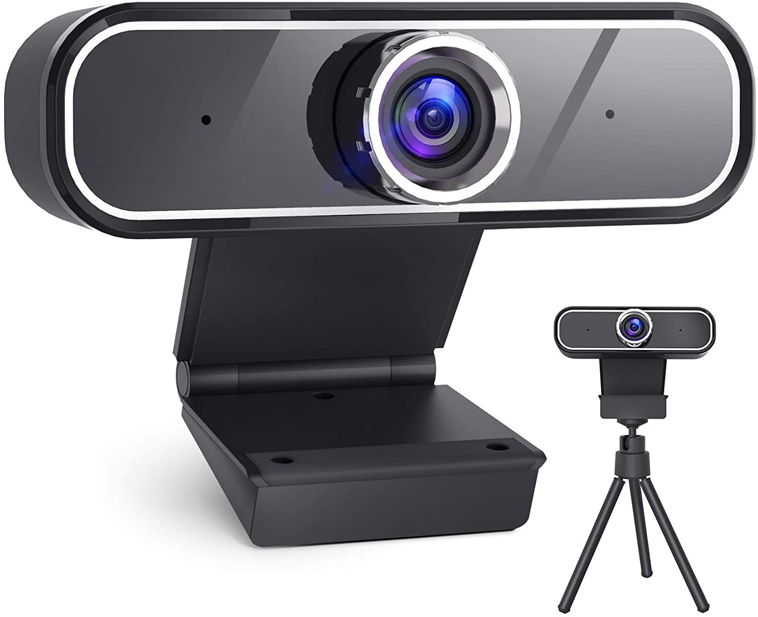 1080p Desktop Webcam with Microphone, Webcam, Computer Camera, USB Streaming Webcam for PC, Laptop, Desktop